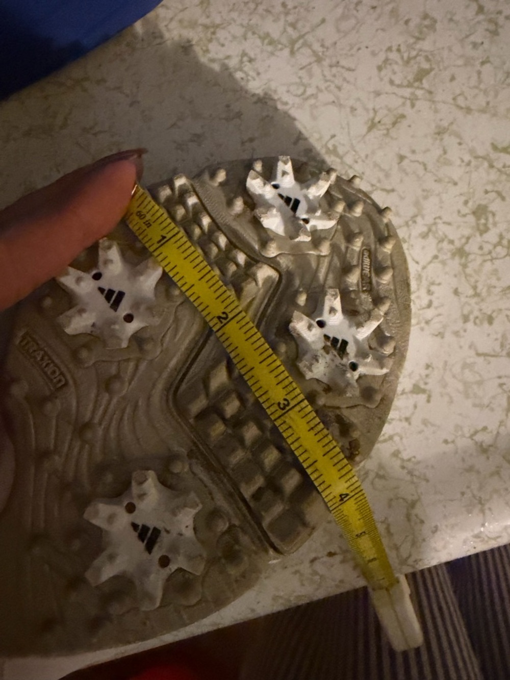 Adidas White and Gray golf shoes - Picture 9 of 10